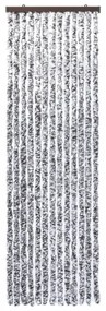 barna és bézs zsenília rovarfüggöny 56 x 200 cm