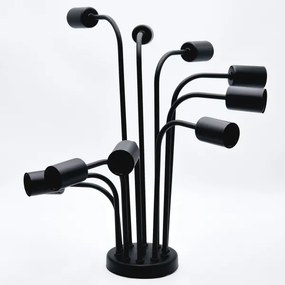 Felületre szerelhető csillár  TRINITY 10xE27/15W/230V fekete