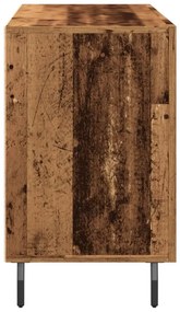 antik fa színű szerelt fa tálalószekrény 100 x 36 x 60 cm