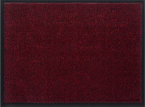 Piros textil irodai cipőszőnyeg 90x120cm