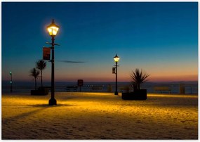 Poszterek 100x70 Lámpások a tengerparton