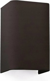 Faro Cotton Rct fali lámpa, fekete, textil ernyő, E27, 200mm