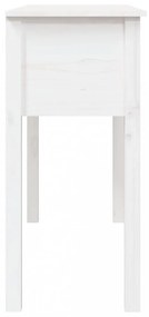 fehér tömör fenyőfa tálalóasztal 100 x 35 x 75 cm