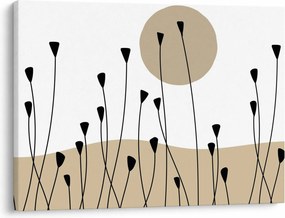 Kép - Grafikus rét N⁰2 (70x50 cm)