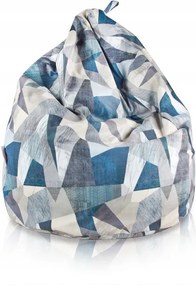 XXL-es kerti táska Abstract fotel puff Nylon