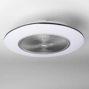 Brilagi - AURA LED/38W/230V dimmelhető ventilátoros lámpa ezüst + DO
