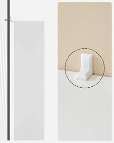 Könyvespolc ENGINE 50x24x106 cm fehér