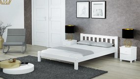Fenyő ágy 140x200 Alena fehér