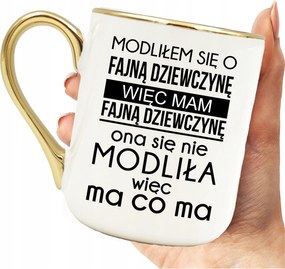 Bögre Imádkoztam Egy Jó Lányért Arany Bögre Valentin Napi Ajándék