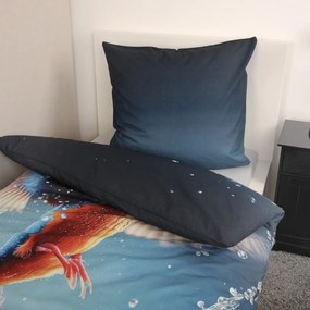 Herding pamut ágynemű Kingfisher, 135 x 200 cm, 80x 80 cm