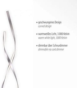 Paul Neuhaus 720-55 - LED Dimmelhető állólámpa LINDA LED/27W/230V króm