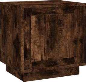 vidaXL füstös tölgy színű szerelt fa éjjeliszekrény 44x35x45 cm