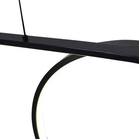 LED csillár kábelen ODETTA LED/42W/230V 4000K fekete