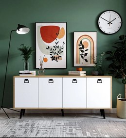 Mirza Modern 180 - Sapphire Oak, White