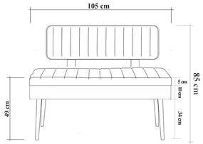 Pad Vanessa (atlanti fenyő fa + antracit). 1089667