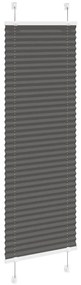 pliszírozott redőny fekete 50x150 cm szövetszélesség 49,4 cm