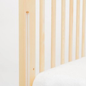 New Baby Lilly babaágy kihúzható oldallapokkal ésfiókkal, natúr