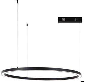 Immax NEO 07215L-LED Dimmelhető csillár zsinóron FINO 60W/230V 80cm fekete Tuya + távirányító