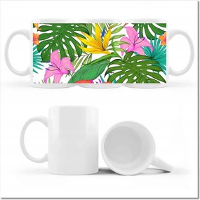 Fotó bögre Trópusi levelek Leaves