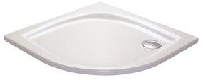 Zuhanytálca negyedkörös Ravak 90x90 cm öntött márvány fehér XA237711010