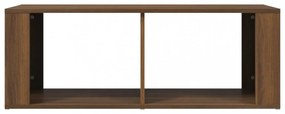 barna tölgy fatermék dohányzóasztal 100x50x36 cm