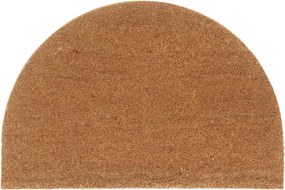 vidaXL ajtószőnyeg Natural Half Round 60x90 cm Tufting kókuszrost
