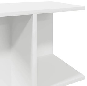 éjjeliszekrények 2 db fehér 46,5x29x61 cm gépelt fa