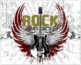 Poszterek 50x40 Rock And Roll Gitár