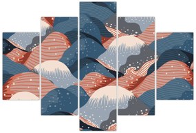 Kép - Japán hullámok (150x105 cm)