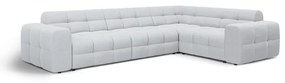 Világosszürke sarokkanapé (jobb oldali-L alakú) Kendal – Micadoni