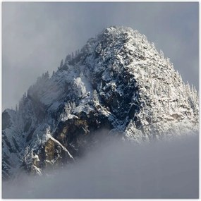 Poszterek 100x100 Tél Hegy Hó Köd