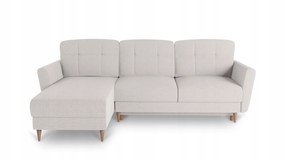 Összecsukható sarokülőgarnitúra alvás funkció Bim Furniture szövet bézs