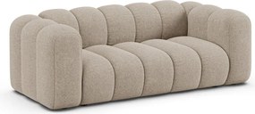 Bézs zsenília kanapé 200 cm Lupine – Micadoni