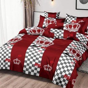 Ágynemű CROWN BURGUNDY 7 részes 140X200 cm