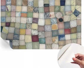 Fotótapéta Fali tapéta Hálószobába és Nappaliba Színes mozaik 416x254 cm