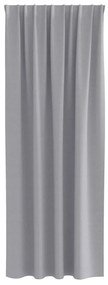 Függönyök függönyökkel 2 pcs Világosszürke 260x140cm Poliészter