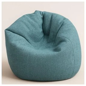 XL beltéri babzsákfotel – zöldes kék