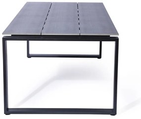 4 db rattan étkezőszék Gabriela és fekete asztal Strong - Bonami Essentials