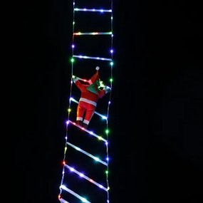 Aigostar - LED RGBY kültéri karácsonyi dekoráció 154 db LED / 3,6 W / 230 V / 8 funkciós / 1,6 m / IP44