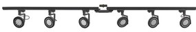 Zuma Line 3028 - Spotlámpa sínrendszerrel MASTER 6xGU10/10W/230V fekete