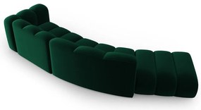 Sötétzöld sarokkanapé (jobb oldali) Lupine – Micadoni Home