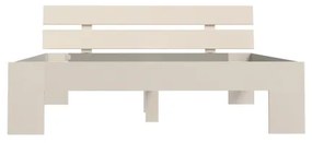 Kétszemélyes ágy PIROA 160x200 cm bézs