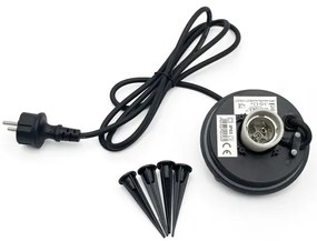 Kültéri dekoratív lámpatest LUMISTONE 1xE27/15W/230V IP65 Ø 25 cm