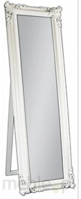 Mariella fehér art deco állótükör 50x170 cm