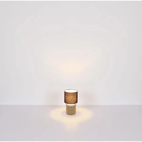 Globo 21626 - Asztali lámpa VALENTINO 1xE14/40W/230V fekete/arany