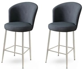 Alte Anthracite bárszék szett, 2 db, 2 db