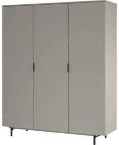 Szürke gyerek ruhásszekrény 158x190x54 cm Tomino – Germania