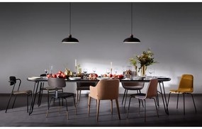 Bővíthető étkezőasztal kőrisfa dekoros asztallappal 90x140 cm Norfort – Kave Home