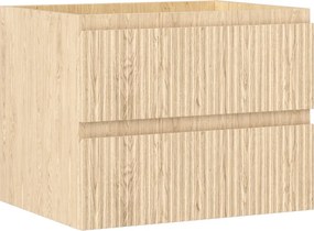 Mexen Rivel mosdó alatti szekrény 60 cm, 2 fiók, hornyos, tölgy - 91A20-06047-2-BFF81