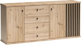 KOLI C-20 komód, tölgyfa artisan